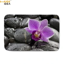 HUGSIDEA 3D цветок Орхидея печать дверные коврики домашний декор коврики для гостиной/спальни/кухни Мода вход Крытый Коврик