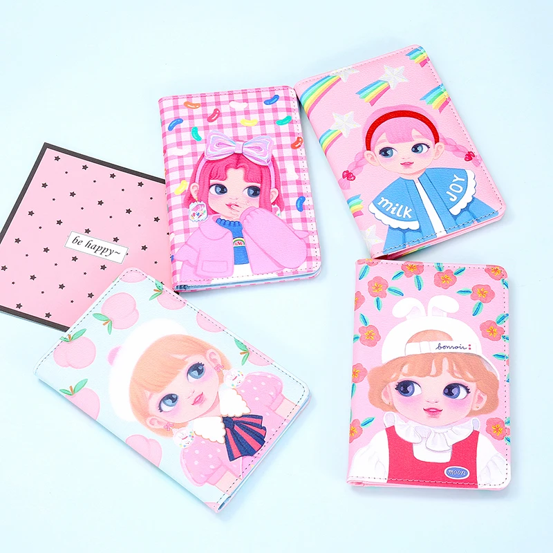Korean-Style-Cartoon-Cute-Flower-USA-Passport-Cover-For-Women-Girls-Pink-Leather-Travel-Passport-Holder (1)