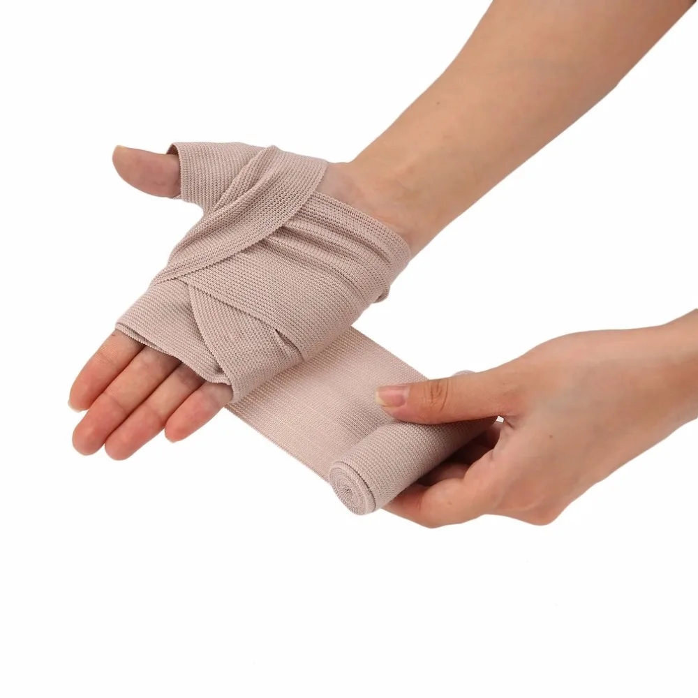 

3" Elastic Bandage Wrap with 2 Clasps Self Adhesive Sport Medical Compression Bandage Roll for Muscles Wrist Knee Ankle Elbow