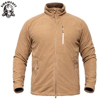 SINAIRSOFT Мужская тактическая флисовая легкая ветрозащитная теплая куртка в военном стиле для охоты, страйкбола