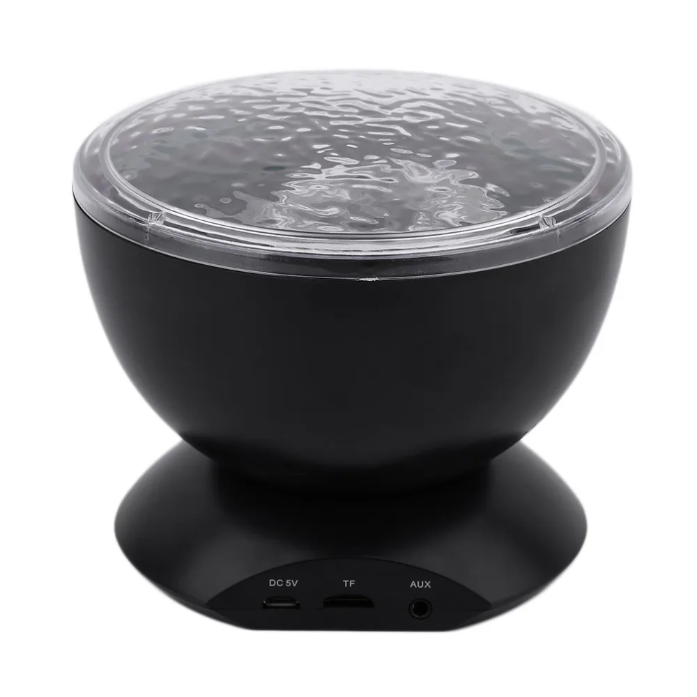 

Ocean Wave Projector Night Light with Remote Control Valentine's Day 4 Hypnosis music TF Card Music Play Function Star Master