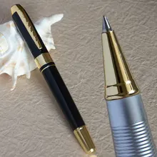 JINHAO 250 благородная блестящая черная и Золотая шариковая ручка