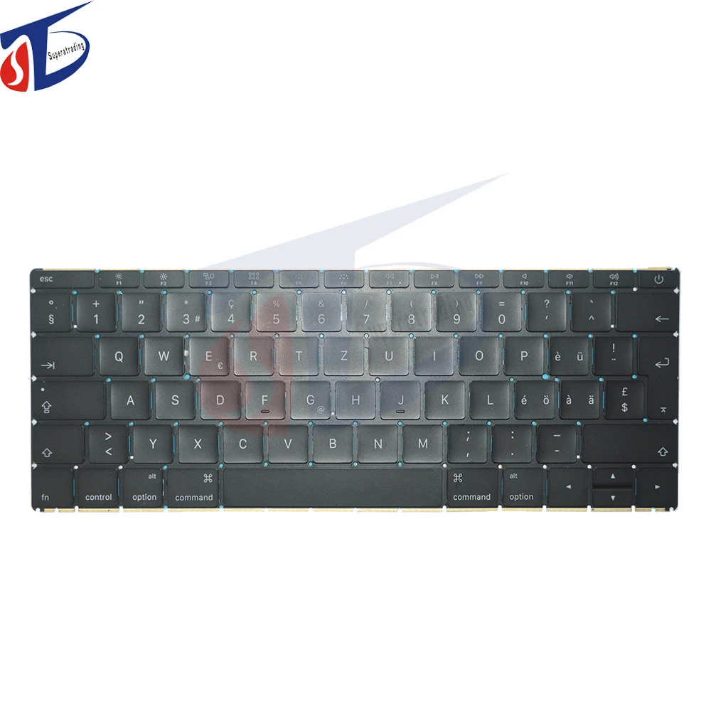 

Perfect testing Brand New CH Switzerland keyboard for Apple Macbook Pro Retina 12'' A1534 Swiss Suisse Keyboard 2015 2016 year