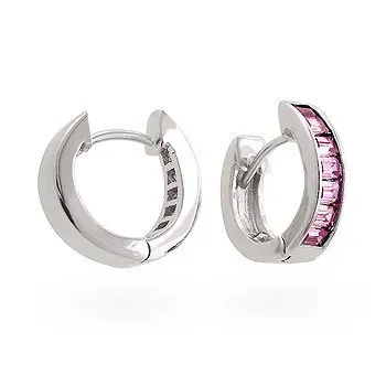 Pink Circlet Earrings