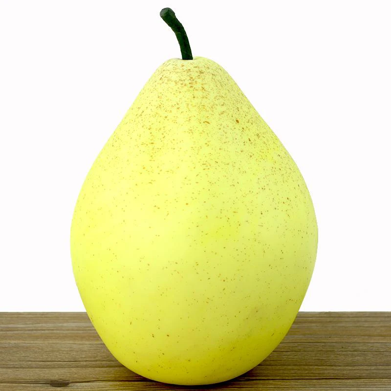 

050 Simulation of large pear large size simulation fruit fake bubble pear model sample display photography props 23cm