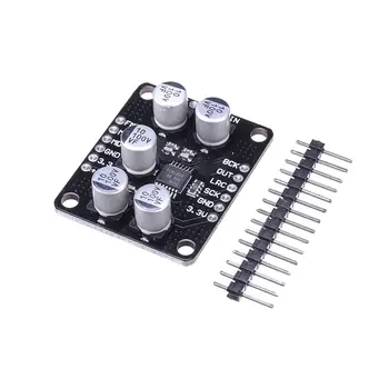 

LEORY CJMCU-1808 PCM1808 Single-ended Input 99dB SNR Stereo ADC Module Analog Input Decoder 24bit Amplifier Board