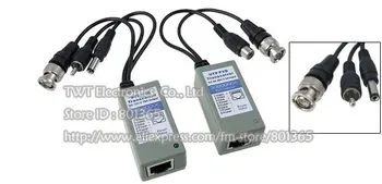 

UTP Balun CCTV Balun UPT twisted Pair Transceiver (video/audio/power) ,BNC Video Connector,10Pair
