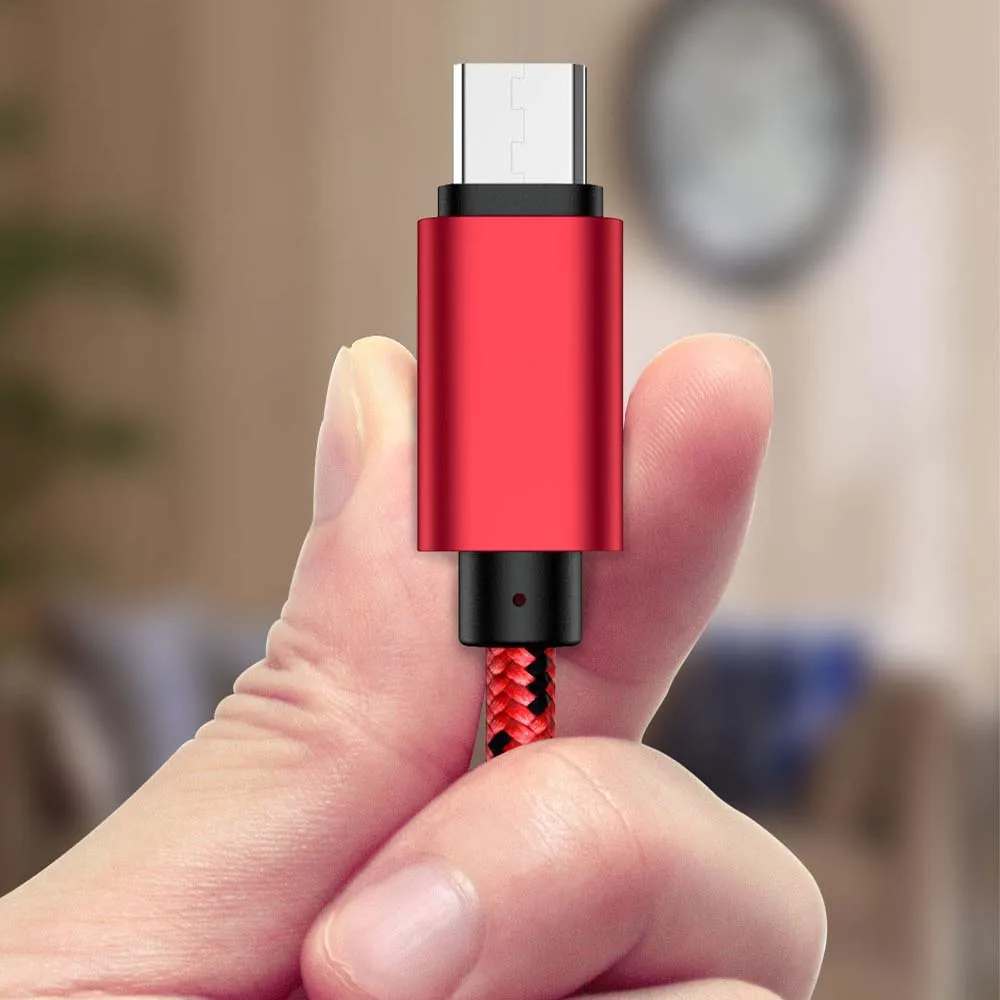 REZ кабель Micro USB 2.4A Быстрая Зарядка Кабель Microusb для samsung Xiaomi huawei htc Tablet Android мобильный телефон USB шнур