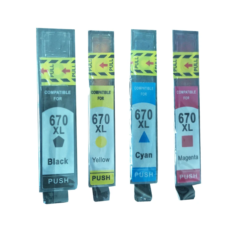 Для HP670 670 670XL полный чернильный картридж замена для принтера Deskjet 3525 4615 4625 5525 6525 с