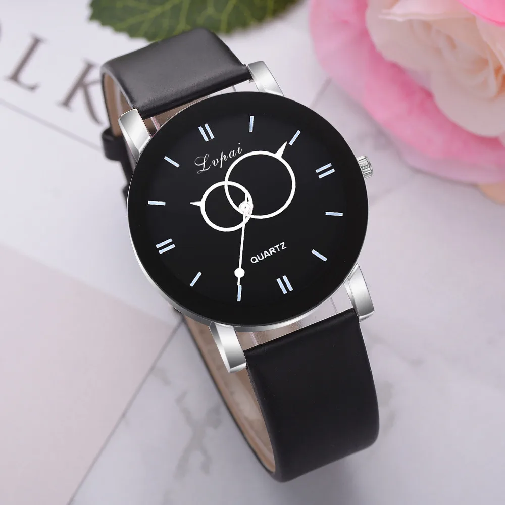 

Lvpai Women's Casual Quartz Leather Band Watches Analog simple Ladies Wrist Watch orologio donna bayan kol saati hot 2019 40Q