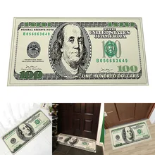 Коврик для пола с сто доллар узор водопоглощение анти-скольжения коврик@ v-образной КРЕПЕЖНОЙ ПЛАСТИНОЙ LS