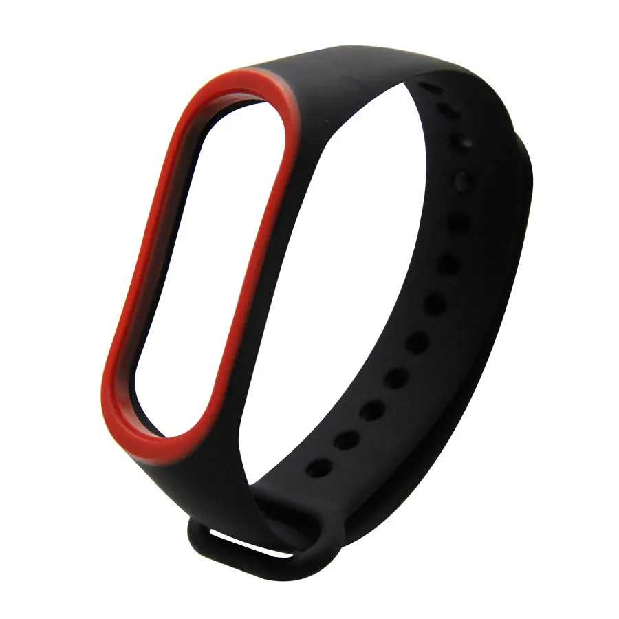 Двухцветный ремешок для Xiaomi mi Band 3 4 Smart Band аксессуары для mi band 3/4 смарт-ремешок для Xiaomi mi Band 3 4 - Цвет: a605a01