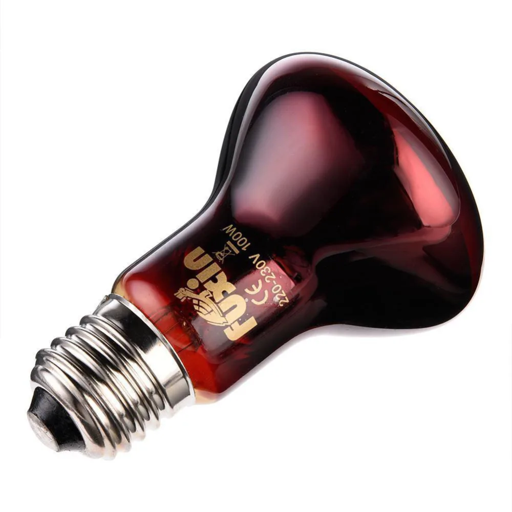 

Adeeing LED Red Reptile Night Light UVA Infrared Heat Lamp Bulb for Snake Lizard Reptiles Amphibians Temperature Control Product