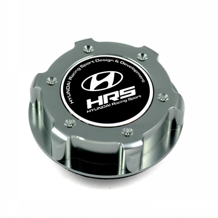 Aluminum ENGINE Oil Cap Racing Sport HRS fit HYUNDAI Genesis I30 IX35