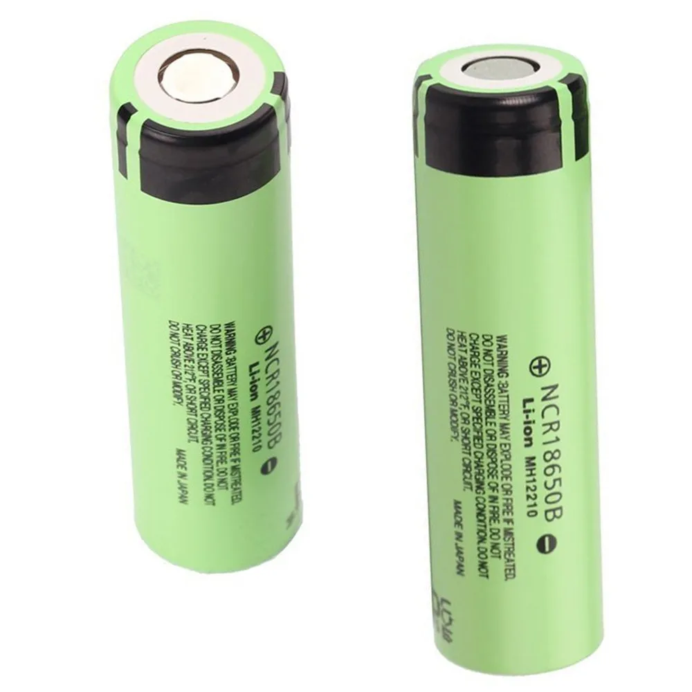 10 шт. 18650 3,7 v 3400 mah литиевая аккумуляторная батарея NCR18650B