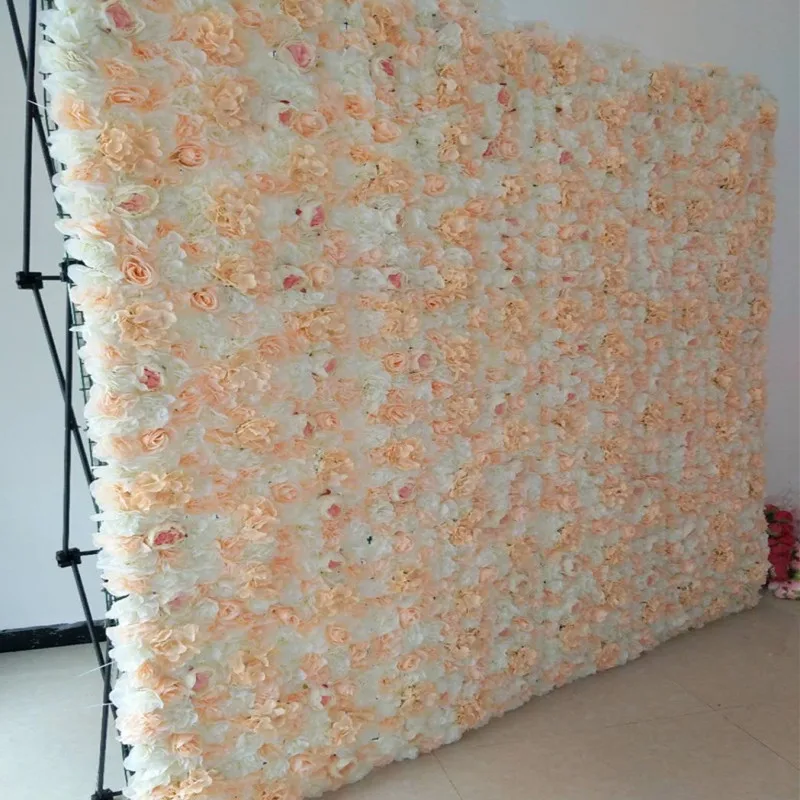 

Hot Sale Artificial Peony Rose Flower Wall Wedding Background Flower Panels Window Decoration Many Colors Available 20pcs
