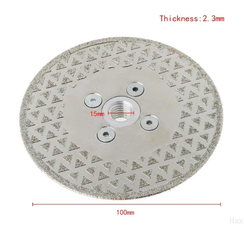 4 "M14 Алмазный отрезной диск с электролитическим покрытием шлифовальный дисковый пильный диск для гранита мрамора Hxx