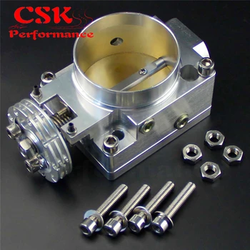 

70mm Throttle Body Fits For Nissan Silvia SR20 S13 S14 S15 SR20DET 200SX 240SX Silver