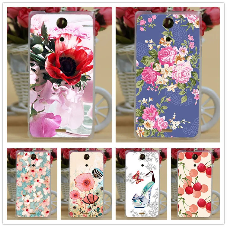 

Colorful Printing Case For Sony Xperia ZR M36H C5502 C5503 Cover Pink Tree Design Protector Back For SONY ZR M36h Top case cover