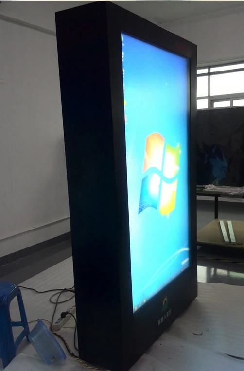 55''65''70'82'' киоск открытый видеоплеер из рекламы/Ourdoor lcd Цифровые вывески с ПК Встроенный