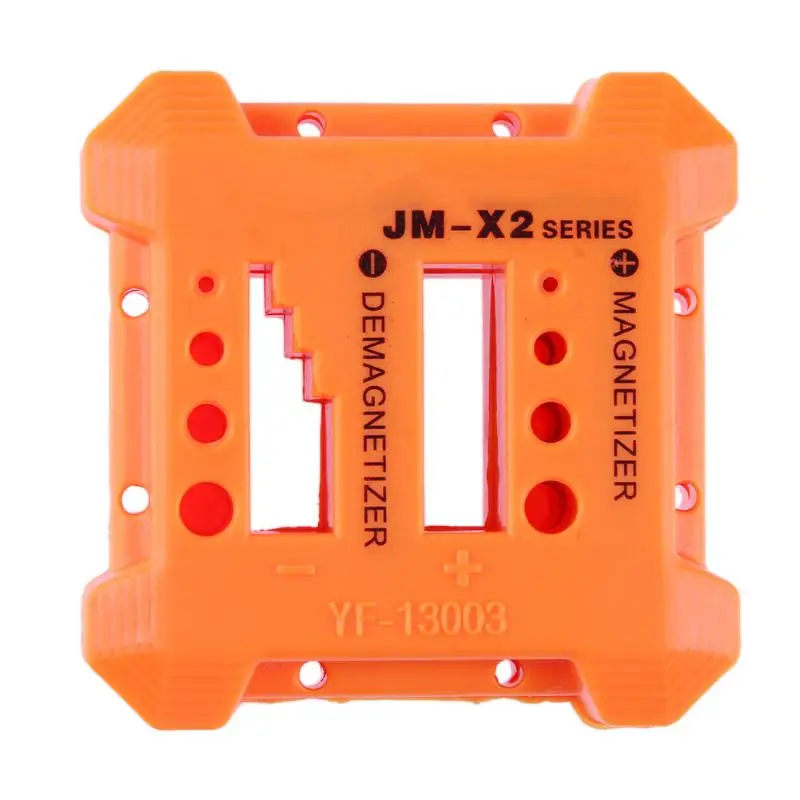 

JM-X2 Multi Holes Site Magnetizer Demagnetizer Screwdriver Magnetic Pick-Up Tool Electric or Manual Screwdriver Tips Bits Tool