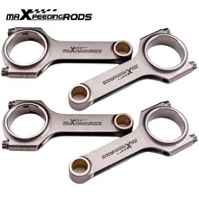 Forged Connecting Rod for Suzuki Swift Gti 1300 G13B Conrod Rods & ARP2000 Bolts 4340 EN24 H-Beam Conrod Floating Crank Piston