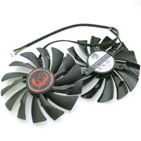 2pcs הרבה 2pcs / הרבה POWER LOGIC PLD10010S12HH 12V 0.40A 4pin 94mm קולרים MSI R9 380X 390X GAMING GTX960 GTX950 קירור מאוורר (5)