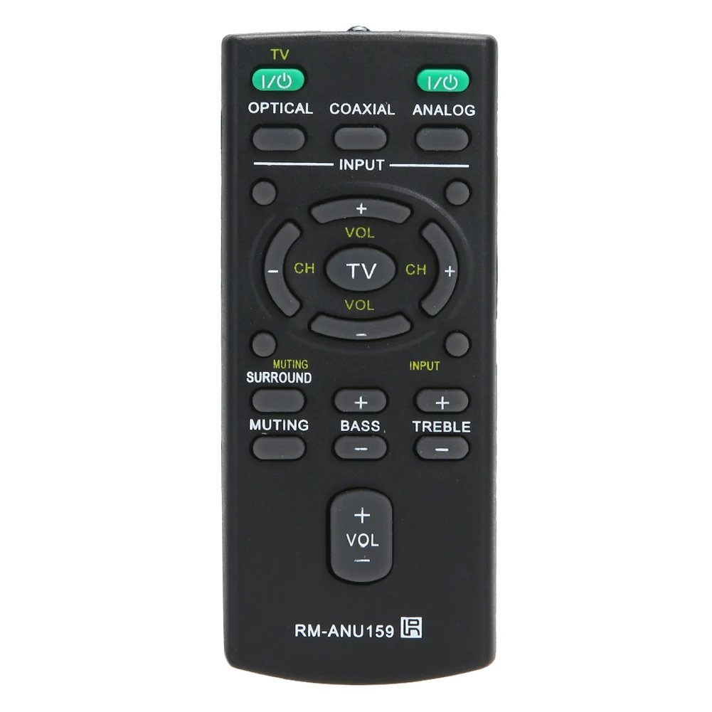

ABS New Replacement Remote RM-ANU159 For Sony Sound Bar HT-CT60 HT-CT60 / C SA-CT60 SS-WCT60