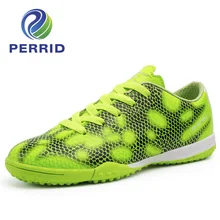 Красочные детские кроссовки обувь Детская футбольная обувь Резиновые новые удобные высококачественные детские бутсы футбольные ботинки