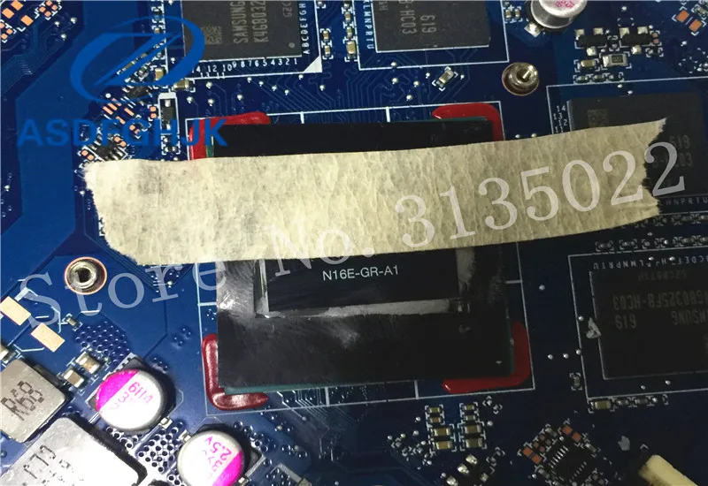  Laptop Motherboard 862259-601 for HP 17-W Motherboard DAG37AMB8D0 965M 4GB w / i7-6700HQ 2.6GHz Non
