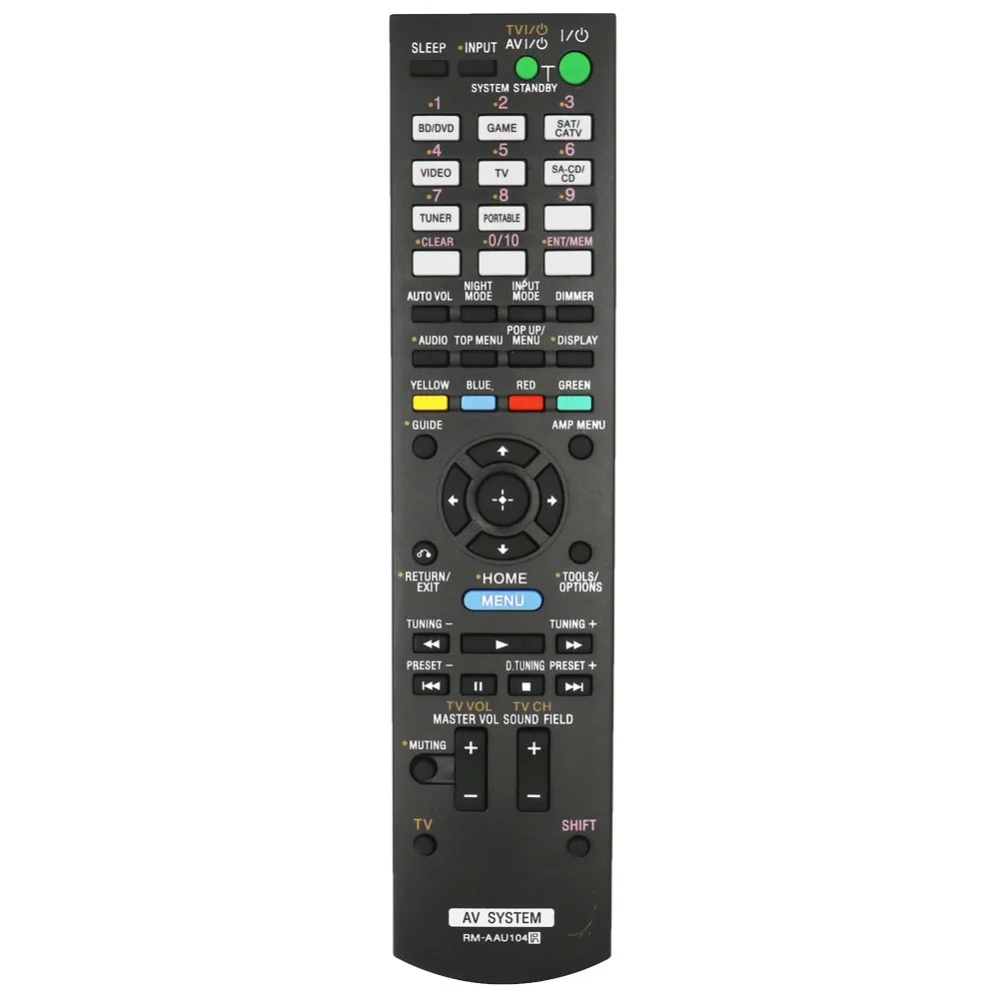 RM-AAU104 For Sony Multi Channel AV Receiver AV System Remote Control STR-DH520 STR-DH520/CA
