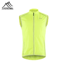 Женский жилет для велоспорта, ветрозащитный, водонепроницаемый, велосипедный, для улицы, спортивная куртка без рукавов, для бега, для пешего туризма, светоотражающий жилет