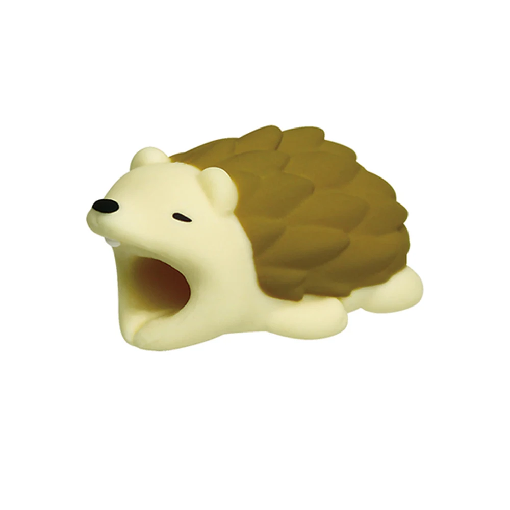 Hedgehog Универсальная защита для кабеля "укус" милый мультфильм животных устройство для сматывания кабеля для телефона кабель анти-разрыв данных кабель защитный чехол - Цвет: Hedgehog