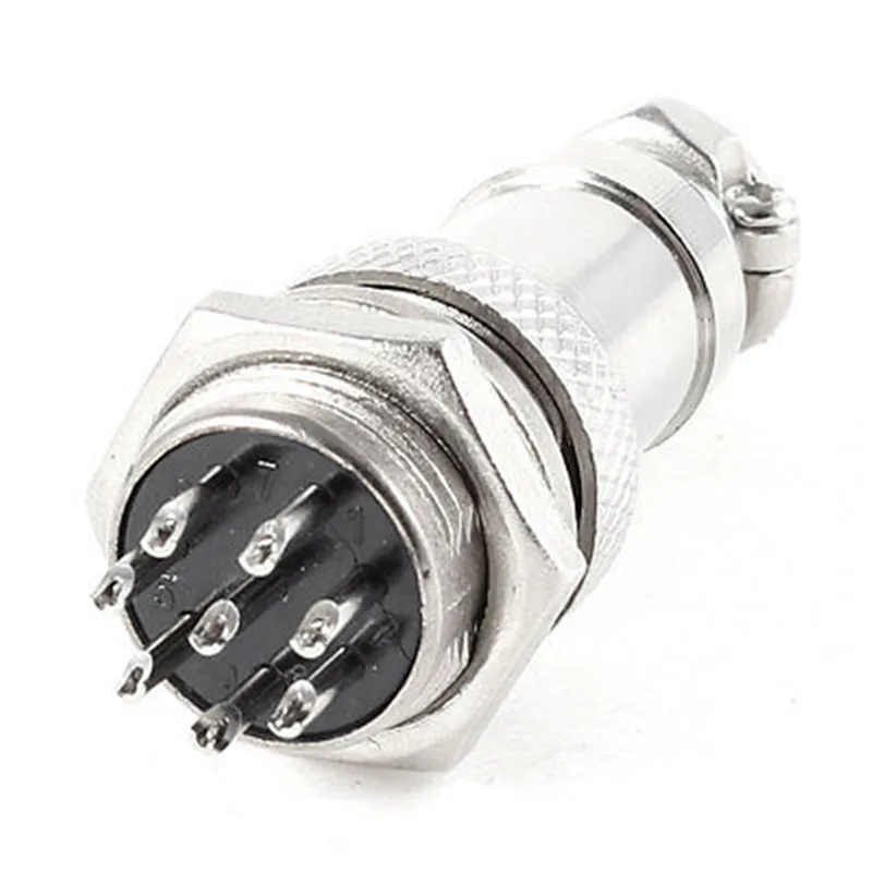 Details about   GX16-8 16mm 8 Pin Male & Female Wire Panel Connector Circular Aviation 