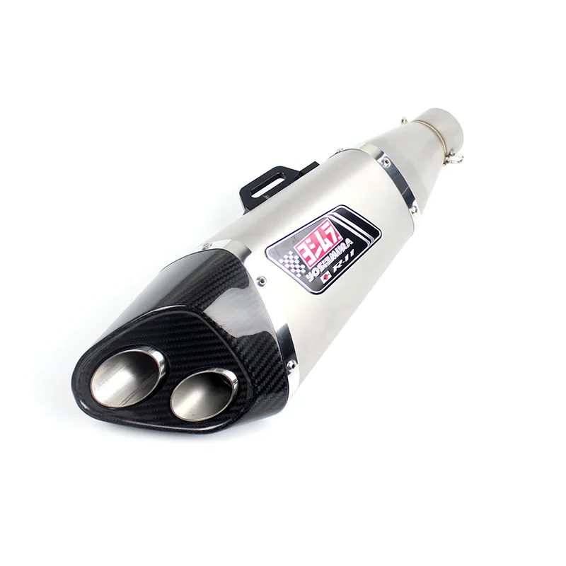 Akrapovic Moto Universel Tubo De Escape Мотоцикл выхлопная труба с двойным отверстием дБ убийца