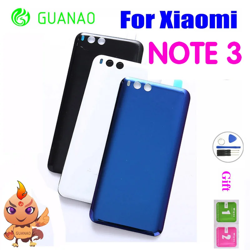 

For Xiaomi Mi Note 3 Battery Cover Back Housing Case For Xiaomi Note3 Rear Door Glass Panel For Xiaomi Mi Note 3 Battery Cover