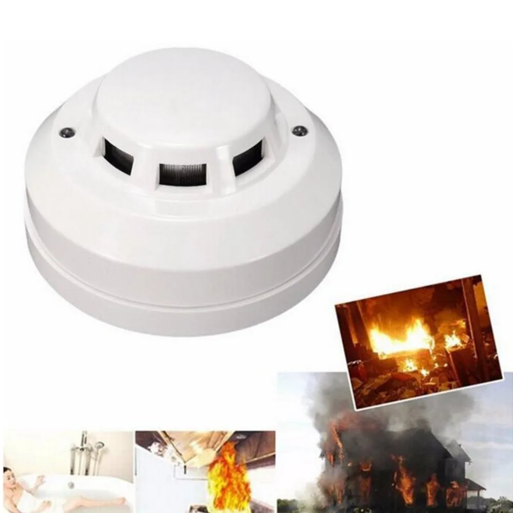 

LESHP Smoke Detector Sensor For Sale/Optical Wired Networking Host Components Smoke Detector Alarm For Gsm Alarm System