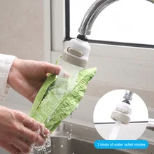 Вращающиеся на 360 градусов фильтры для экономии воды кран монтируется с двойным носиком краны для кухонной раковины распылитель насадка для душа распылитель на кран