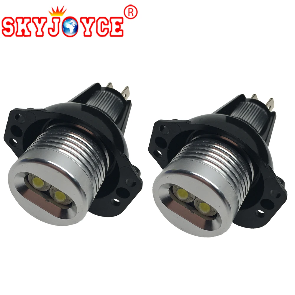 SKYJOYCE Led marker angel eyes E90E91 6W car styling Accessories DRL xenon white E90 led marker better choice drl marker led (3)