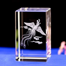 Феникс Лазерная Гравировка 3D ночник изменение цвета светодиодные фонари для детской комнаты светодиодный светильник кровать