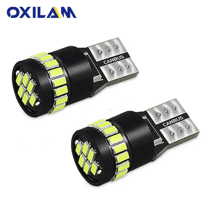 OXILAM 2 шт. светодиод T10 Canbus W5W парковочный свет для Seat Ibiza Altea Leon mk3 mk2 mk1 Ateca 2825