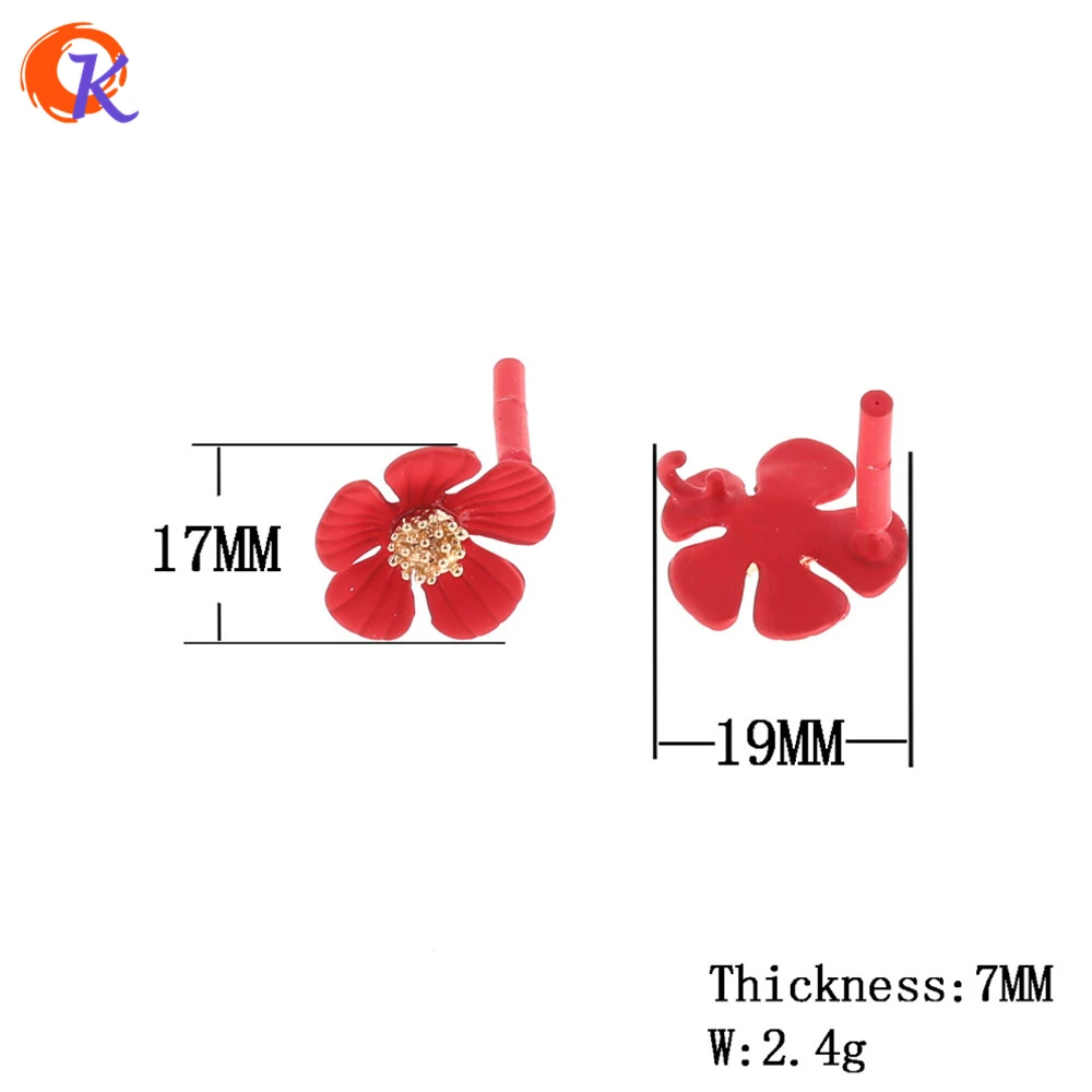 Cordial Дизайн 50 шт 17*19 мм ювелирные аксессуары/серьги-гвоздики/DIY Ювелирные изделия/в форме цветка/цинковый сплав/ручной работы/серьги фурнитура