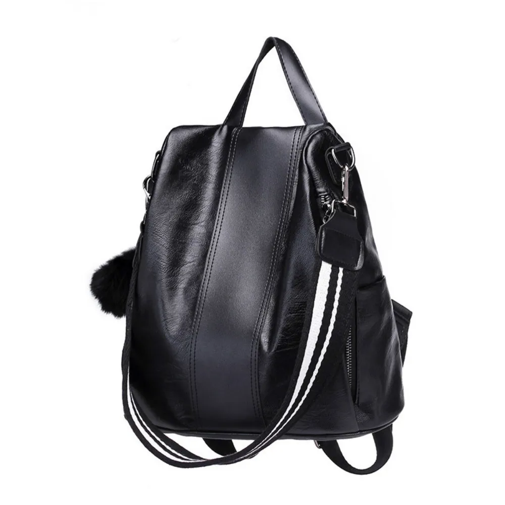 

New Women Backpacks Retro PU Leather Back Pack for Youth Ladies Anti-theft Backpack Fashhion Female Shoulder Bag Travel Bagpack