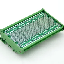 Din-рейку монтажный корпус несущей с Прототипная плата. Размер печатной платы 137,4x72 мм