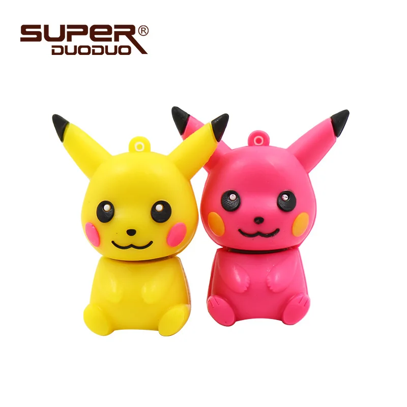 Usb флеш-накопитель pokemon Pikachu, 128 ГБ, флешка, 4 Гб, 8b, 16 ГБ, 32 ГБ, 64 ГБ, карта памяти, флешка, usb 2,0 usb-флэш-накопитель