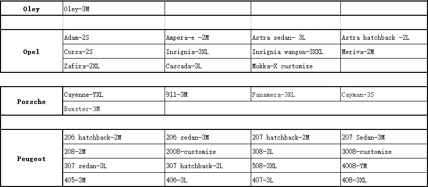 car-cover-size-list-10