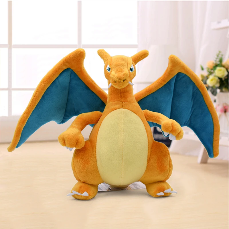 21cm nouveau Center de Charizard Anime méga évolution doux jouets en peluche hi-q PP coton Animal en peluche enfants en peluche poupée cadeau