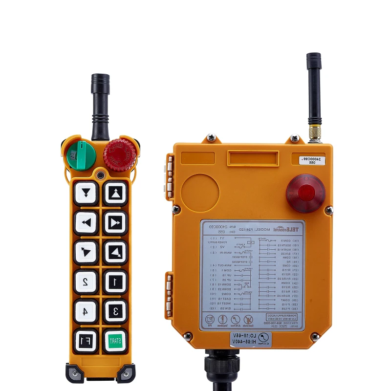 

F24-12D for hoist crane 1 transmitter and 1 receiver industrial wireless redio remote control switch switches