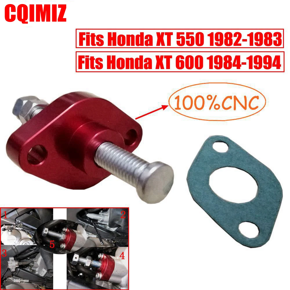 Anodized Red Billet Manual Cam Chain Tensioner For Honda XT 600 1984