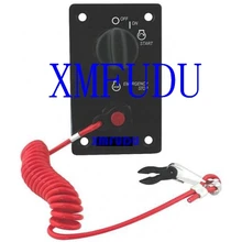 Для Suzuki главный одиночный двигатель переключатель зажигания Панель с зуммером для Suzuki DF9.9-250 37100-96J24